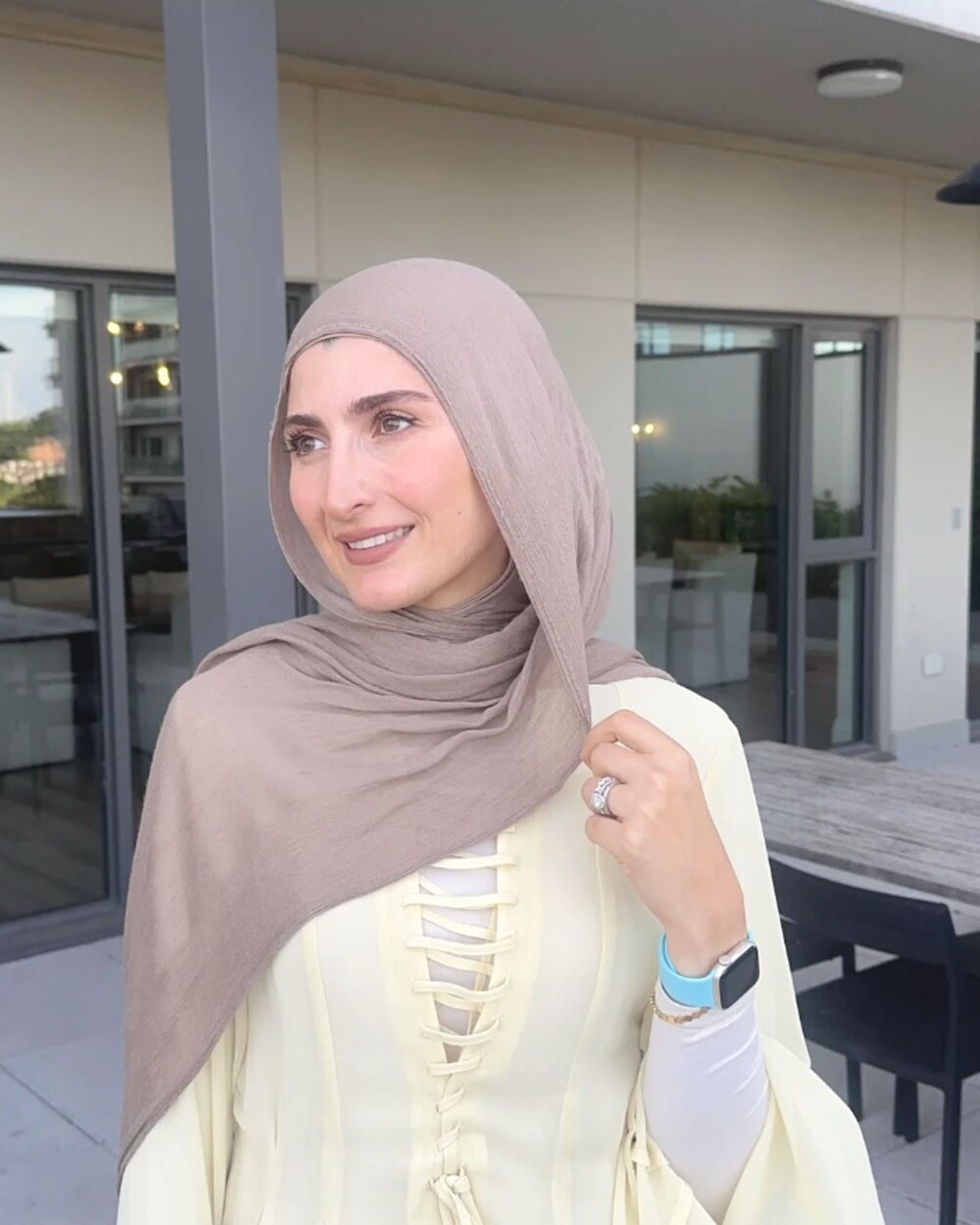 Lujain teaching, founder of LU Wellness